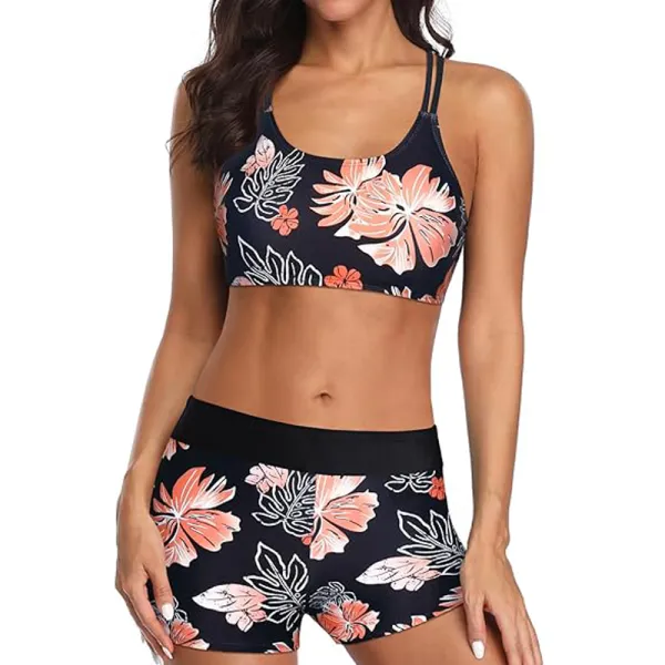 Women's three-piece vest swimsuit set