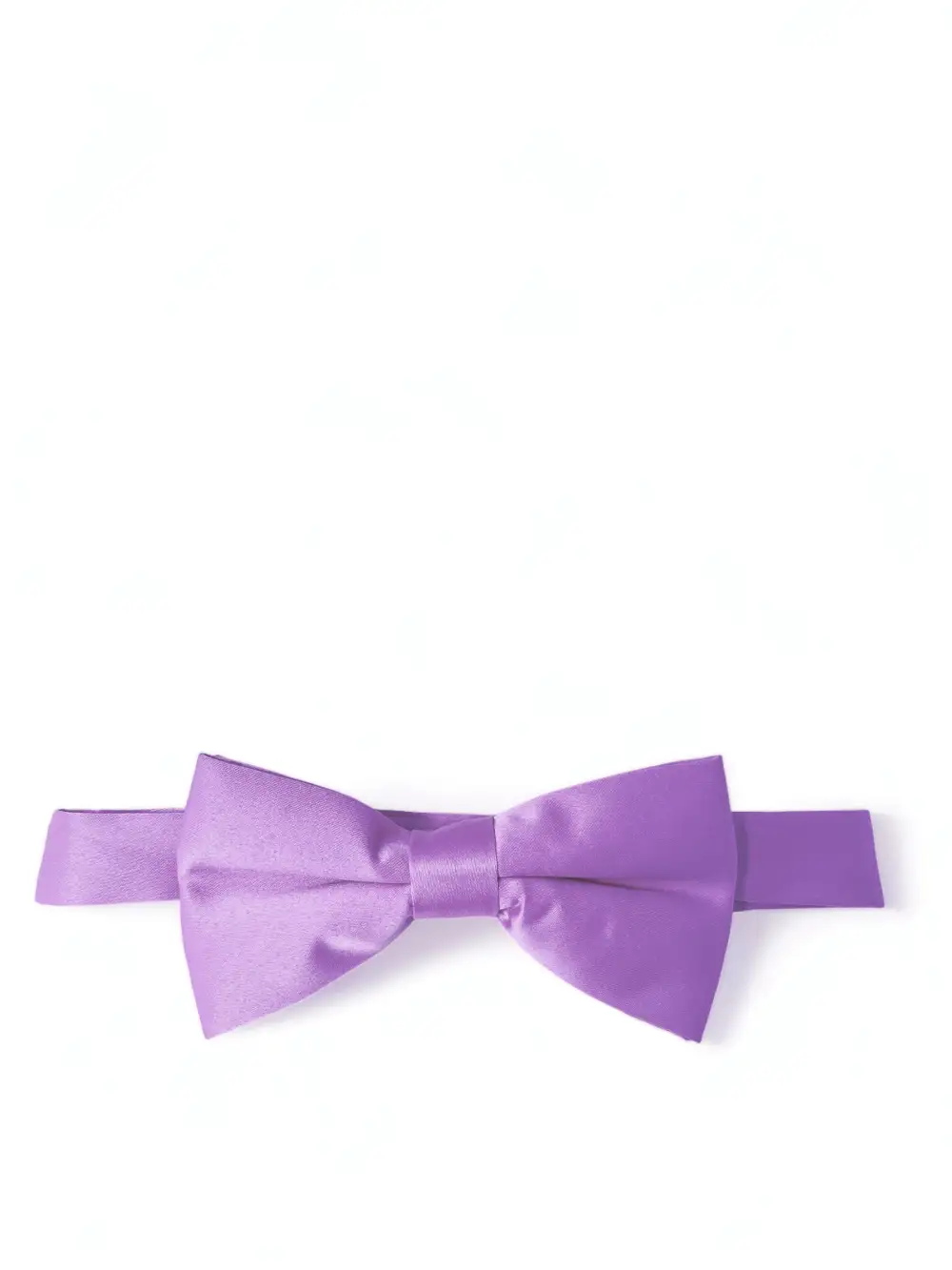 -Inspired Solid Polyester Pre-Tied Bow Tie