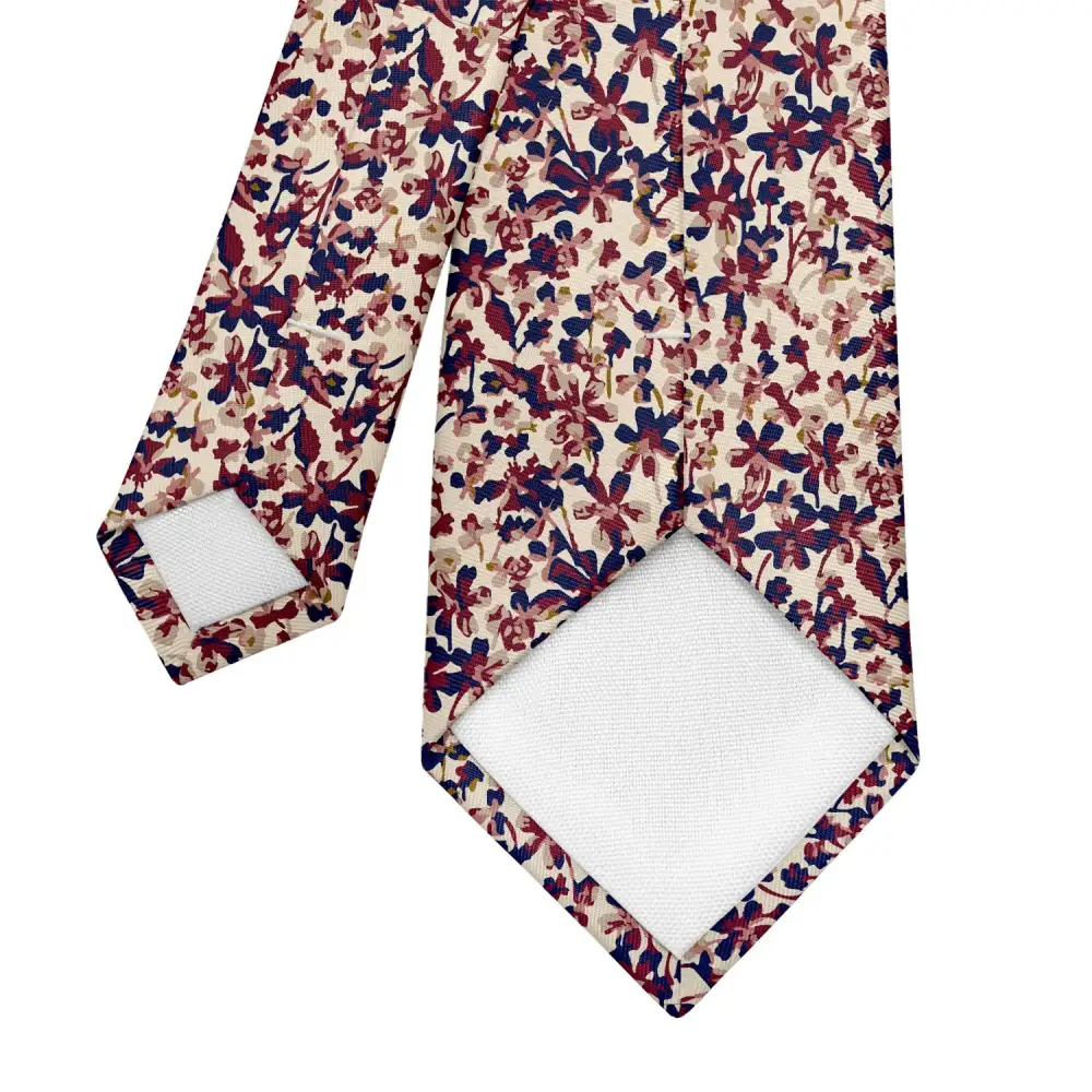 Elegant Floral Expression Necktie
