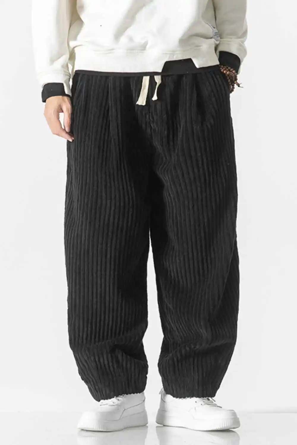 Corduroy Wide Leg Casual Pants