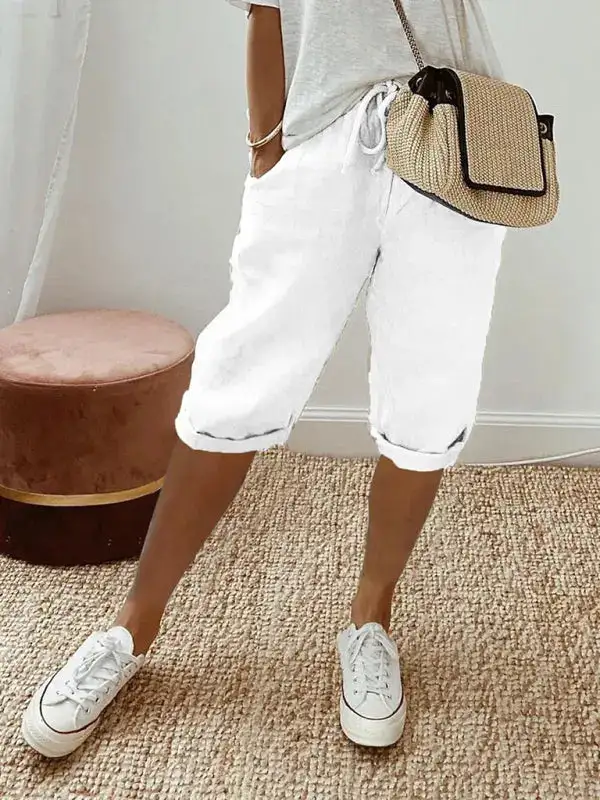 Elastic Shorts Pocket
