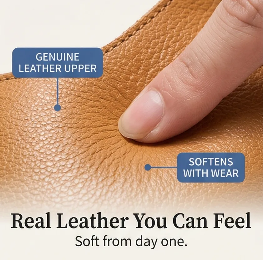 Hand Stitched Leather Comfort Sandals