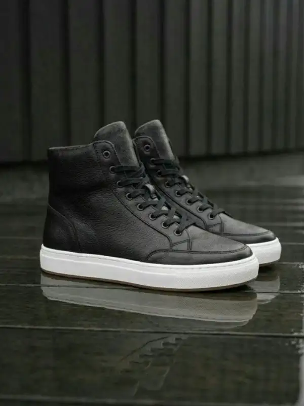 Men's Heritage Country Water Resistant Vegan Leather Casual Sneakers