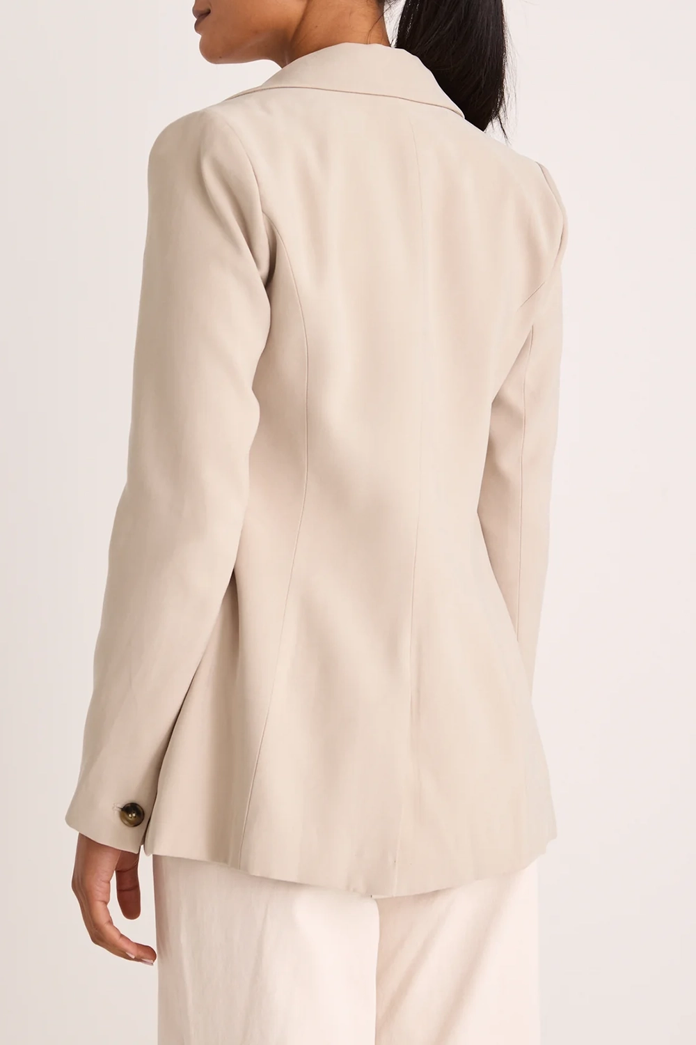 Pumice Soft Touch Cinched Waist Blazer
