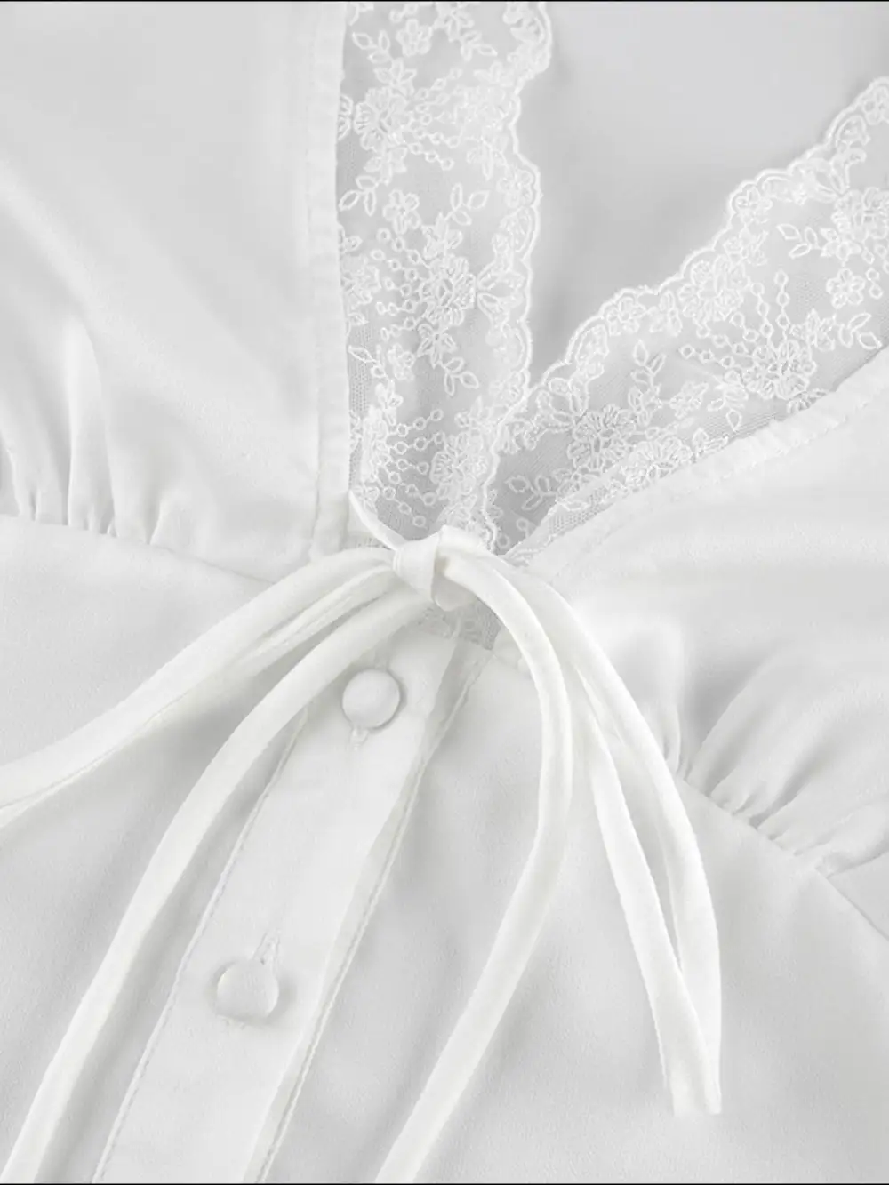 Lace Trimmed Coordinated Set