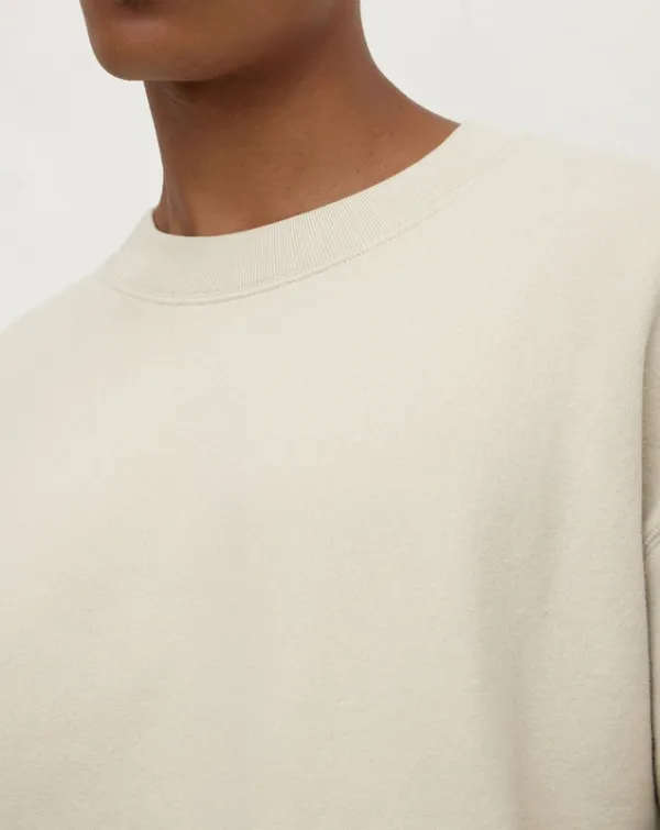 Limestone Cotton Fleece Sweatshirt