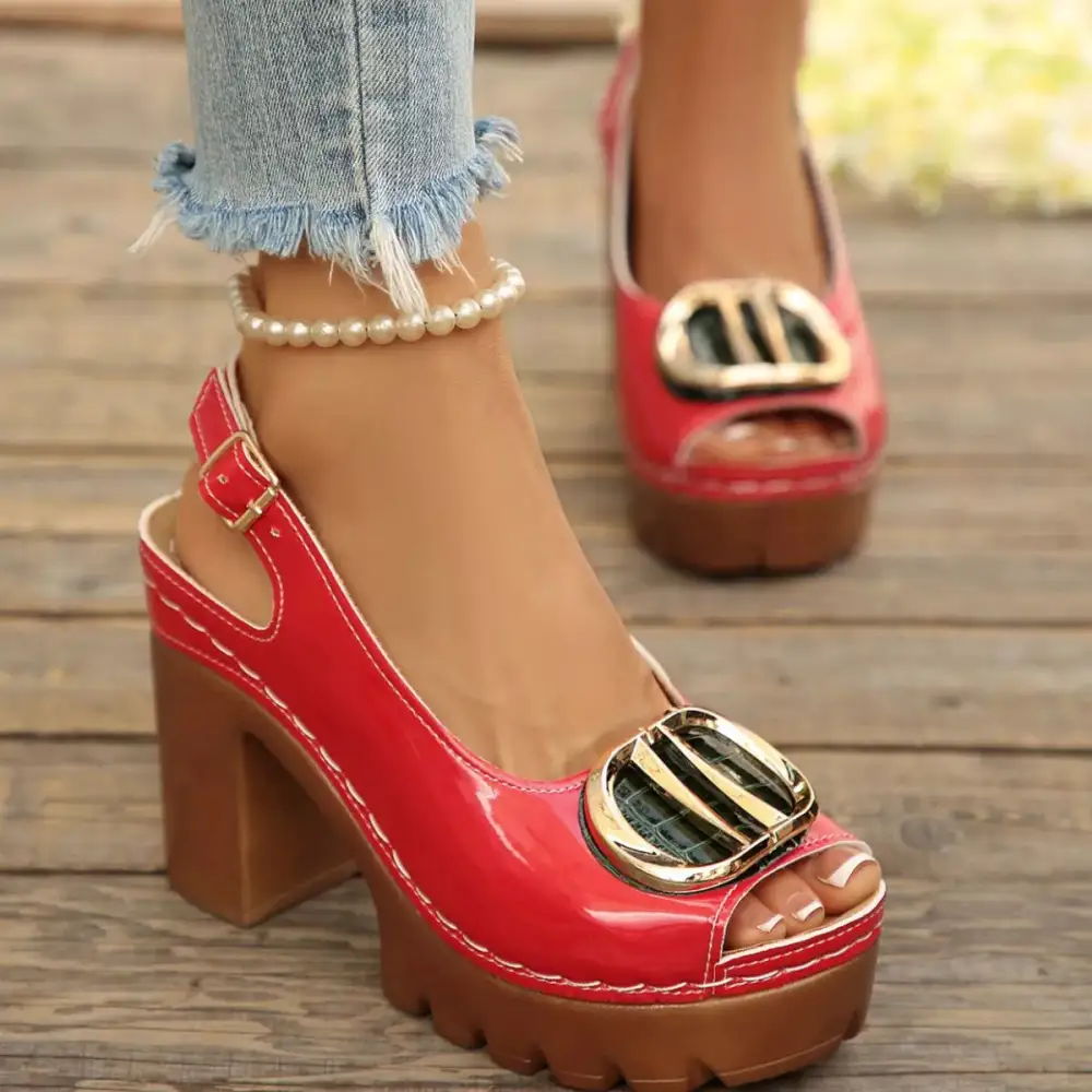 Refined Refined Refined Refined Refined Refined Refined Distinctive Everyday Open Toe Block Heel Sandals