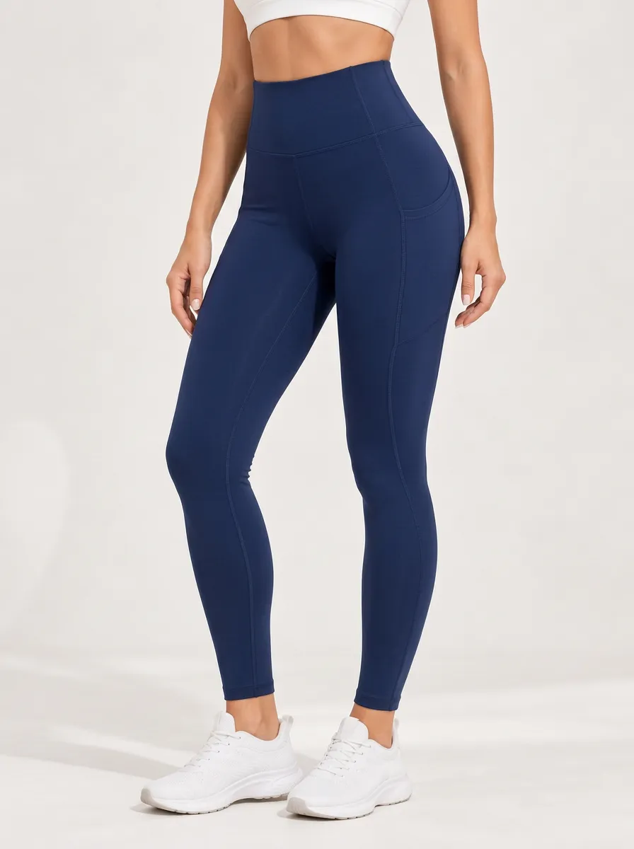 Pocket Detail Sculpted High Rise Leggings