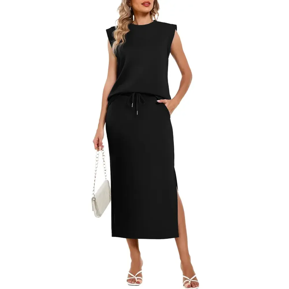 Women's 2-Piece Fitted Basic Outfits