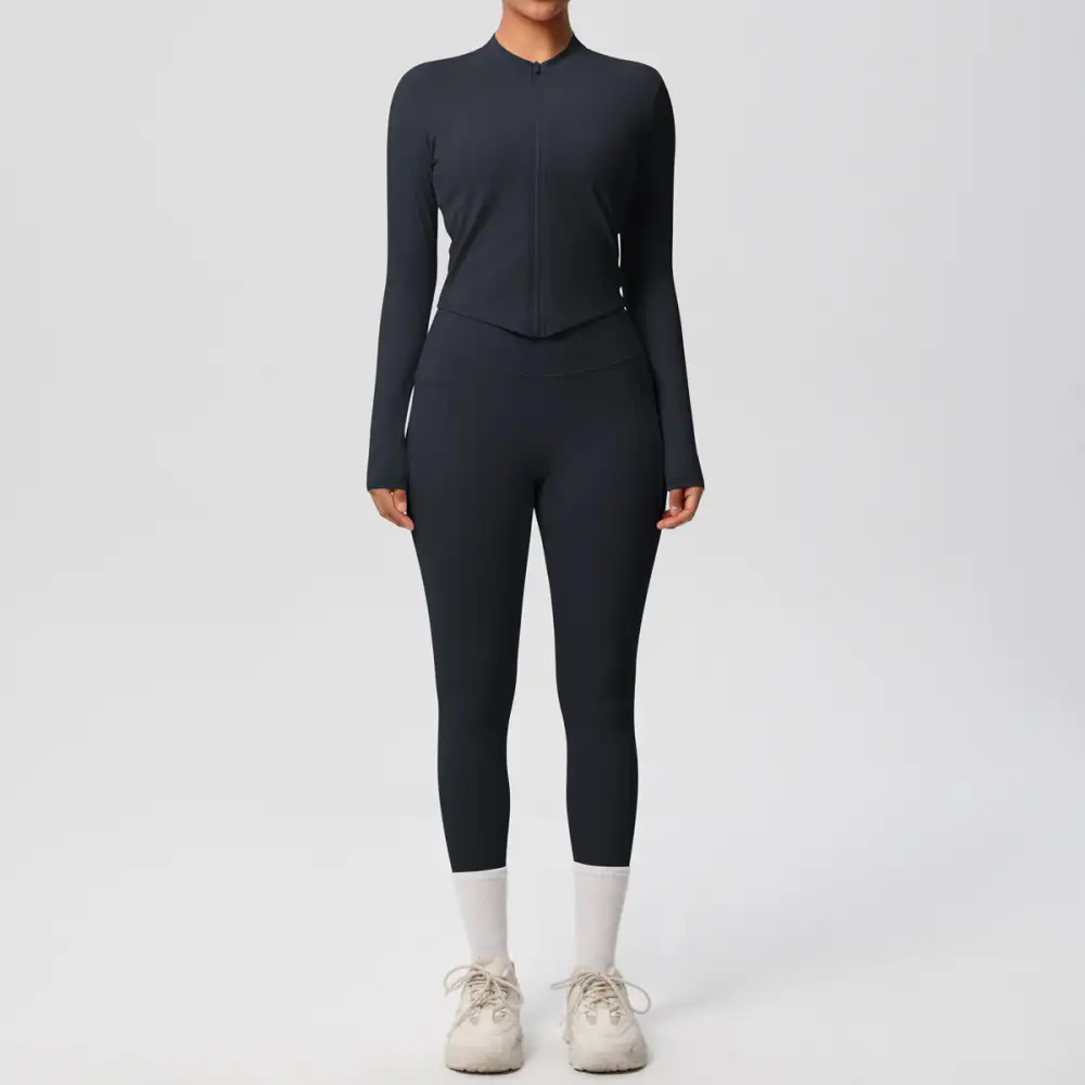 Long-Sleeve Yoga Two-Piece Activewear Active Set
