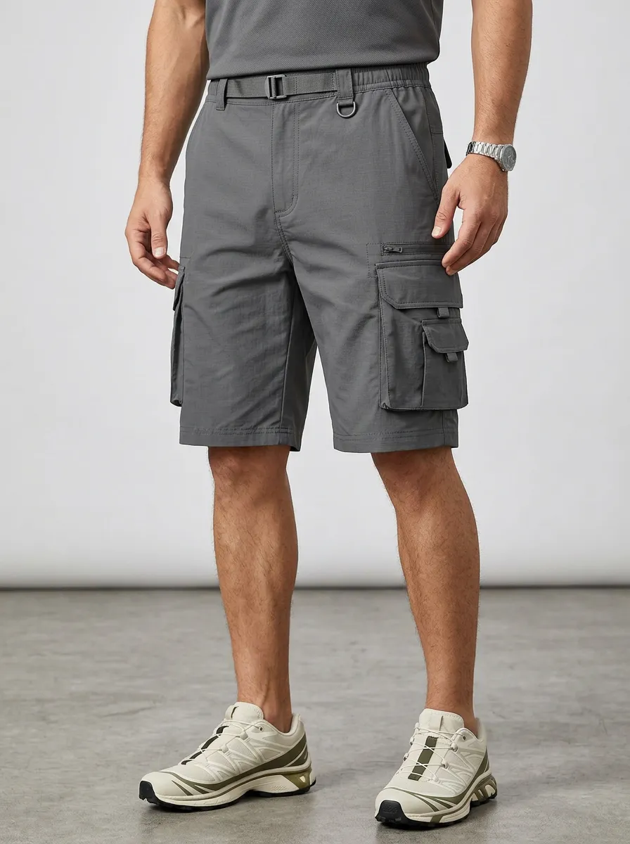 Men's Weekend Multi Pocket Cargo Shorts for Weekend Outfits