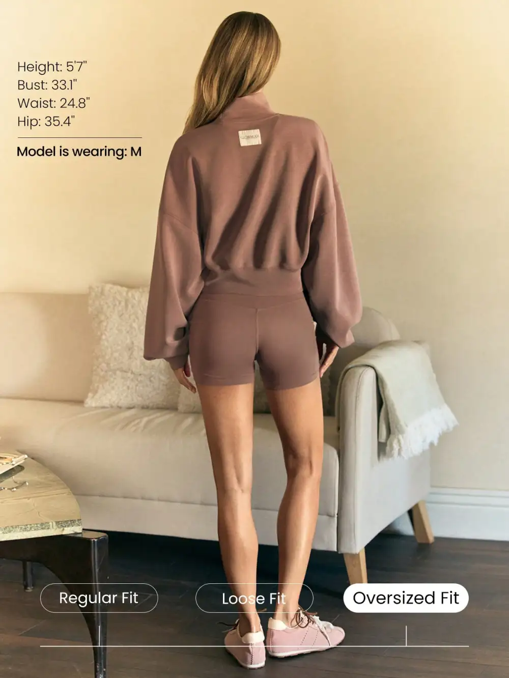 Soft And Comfortable Crewneck Sweatshirt Wide-Leg Pants Set