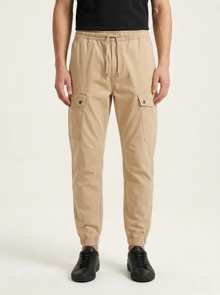 Outdoor Multi-Pocket Printed Men's Cargo Pants