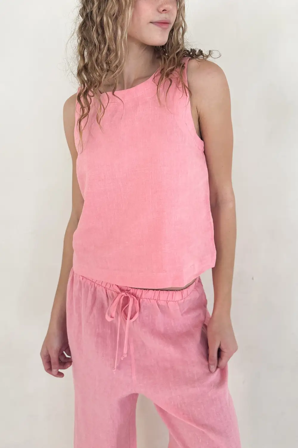 Casual Soft Linen Blend Top