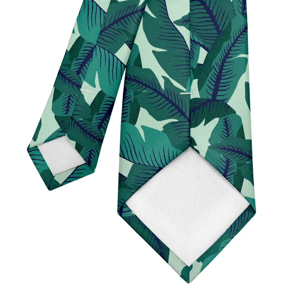 Banana Leaf Pattern Necktie