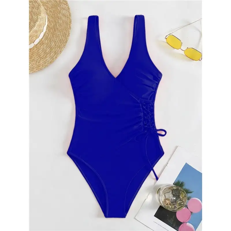 High Waist One Piece Swimsuit