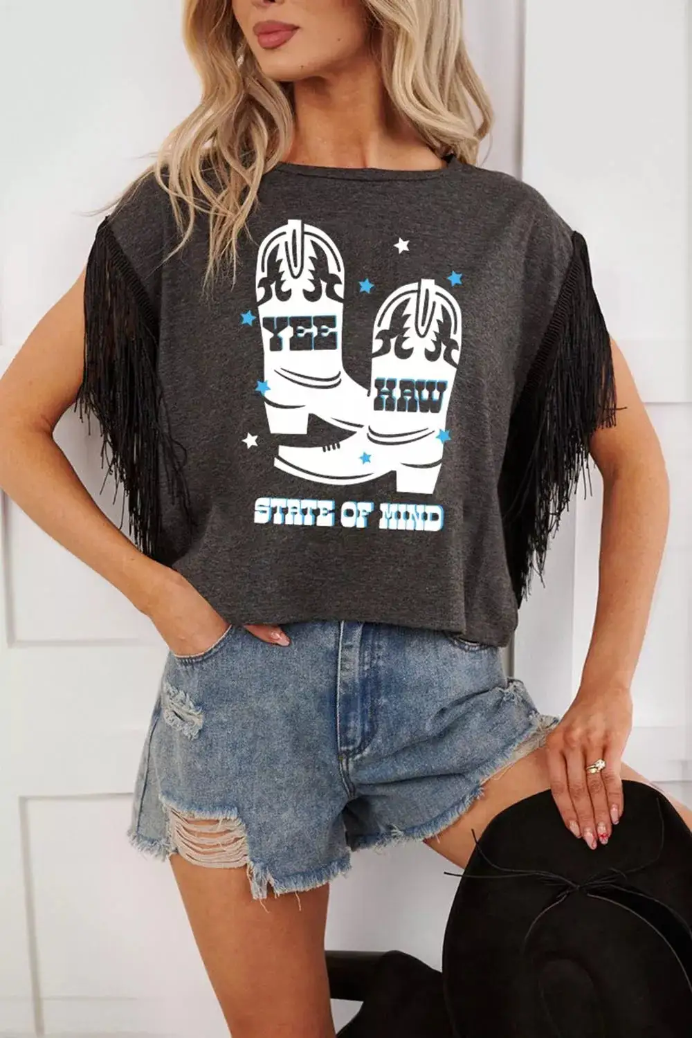 State Mind Boots Graphic T Shirt