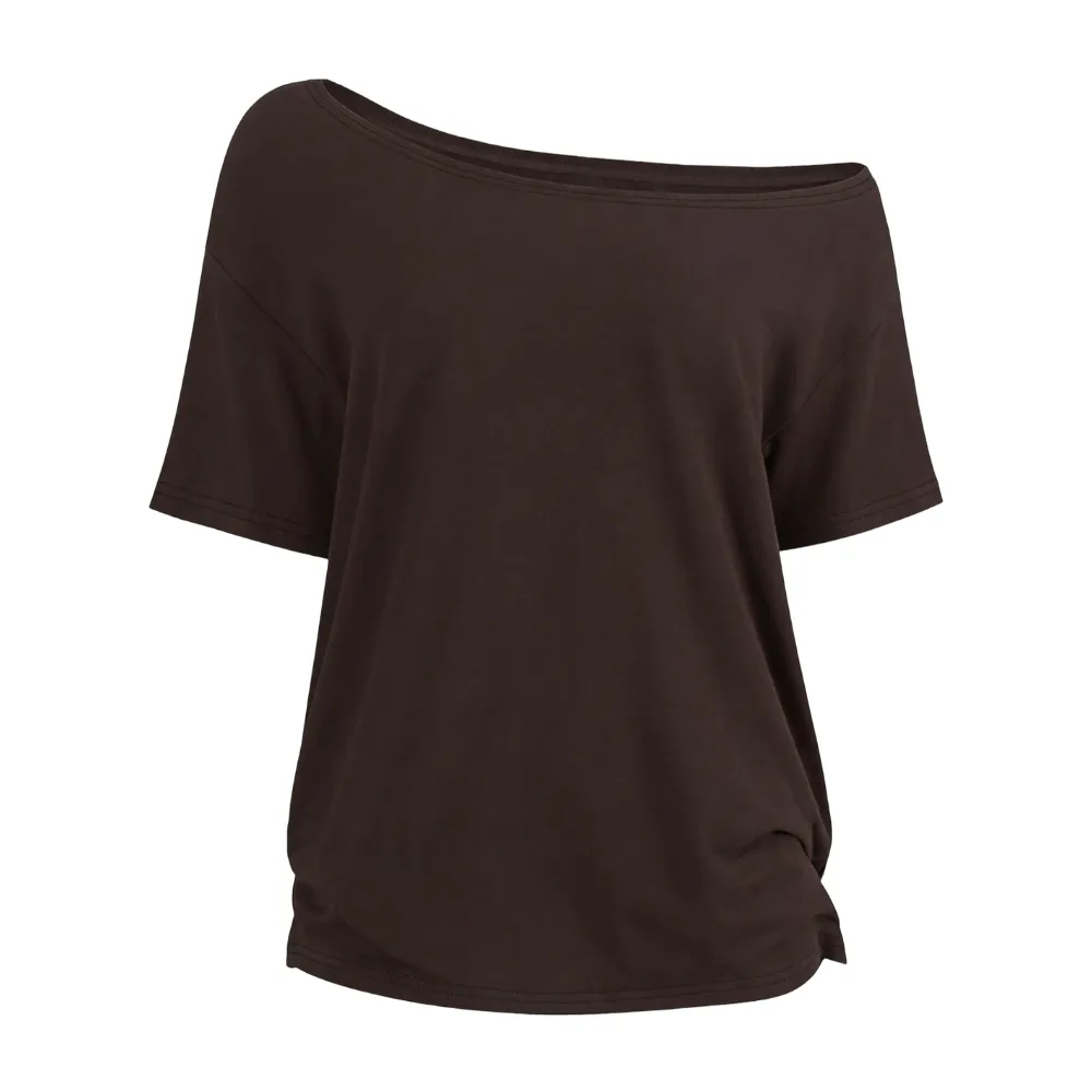 Women's Solid-Color Versatile Short-Sleeve Top
