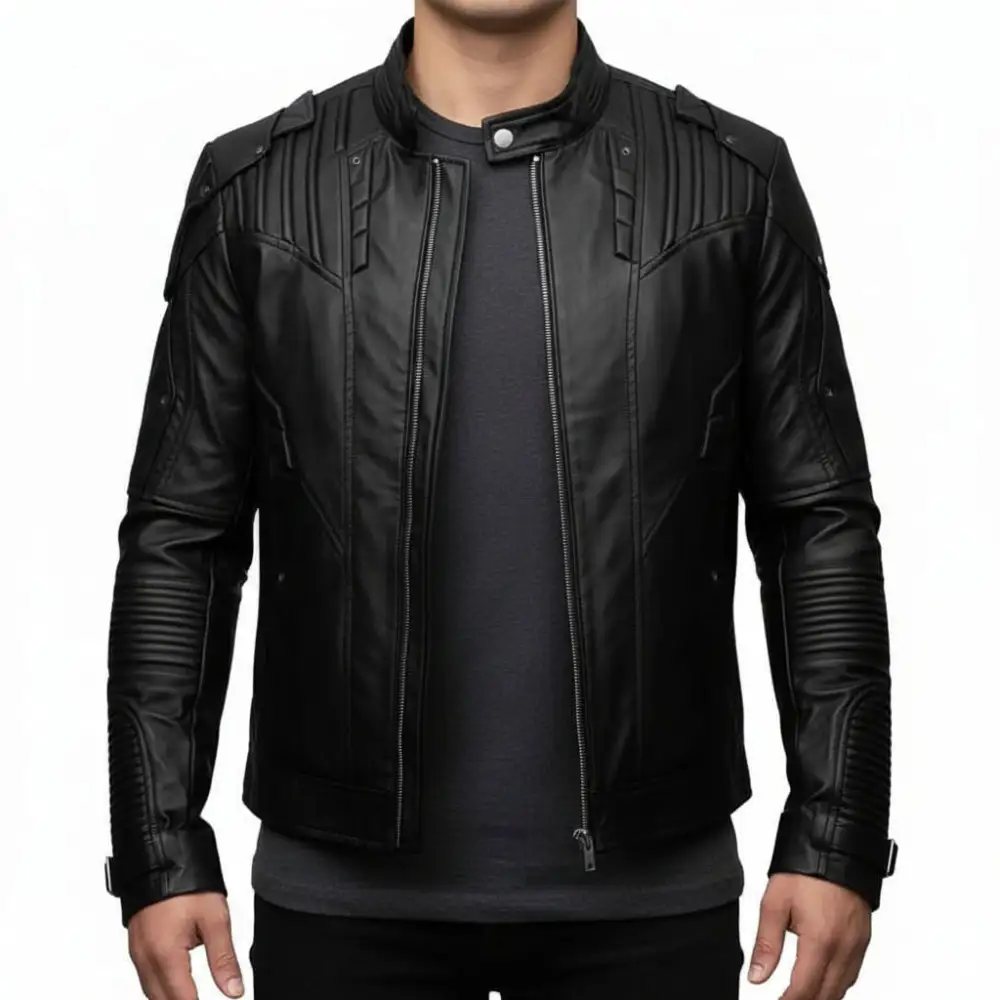 Everyday Leather Biker Bomber Motorcycle Jacket