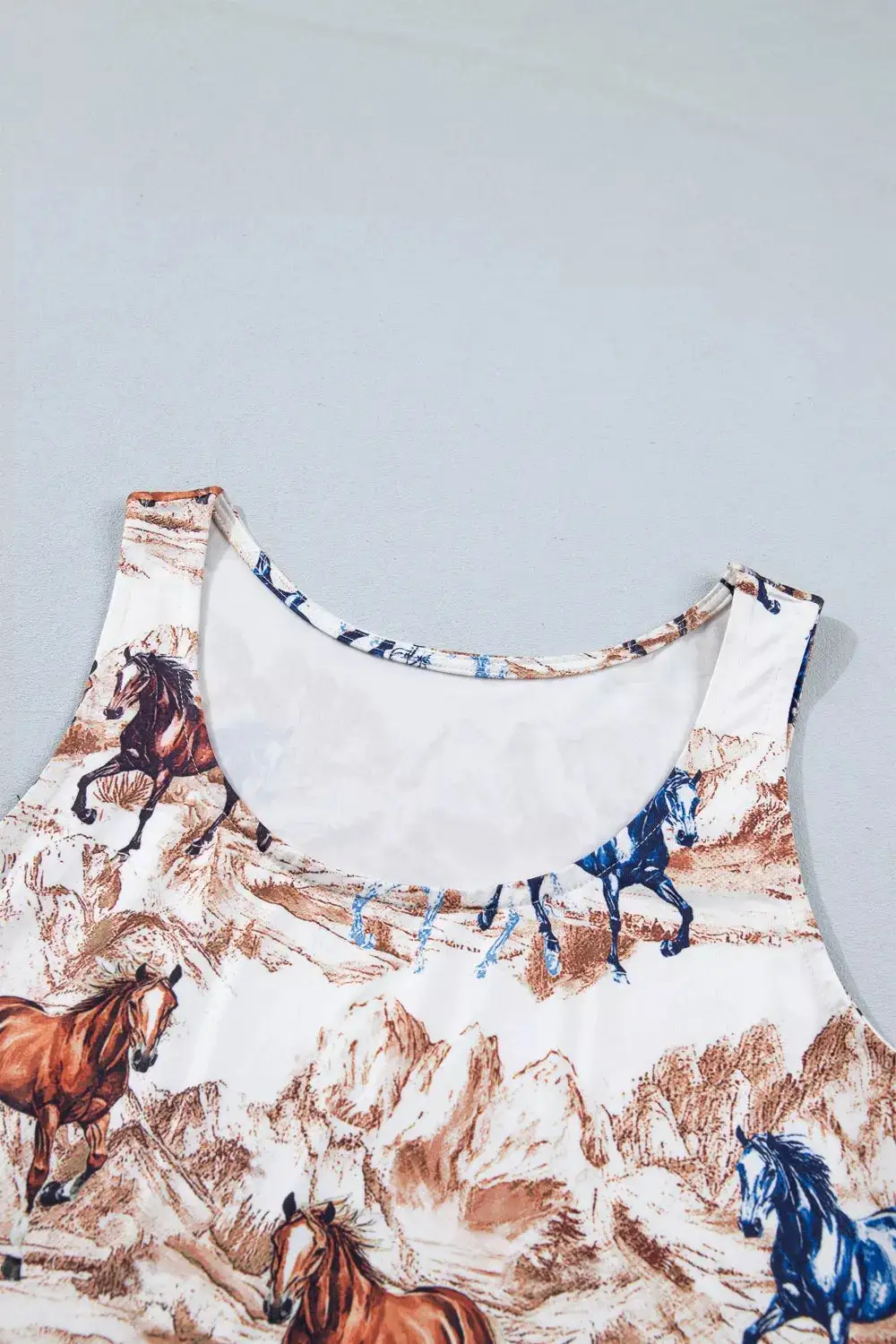 Horse Hat Western Slim Tank Top