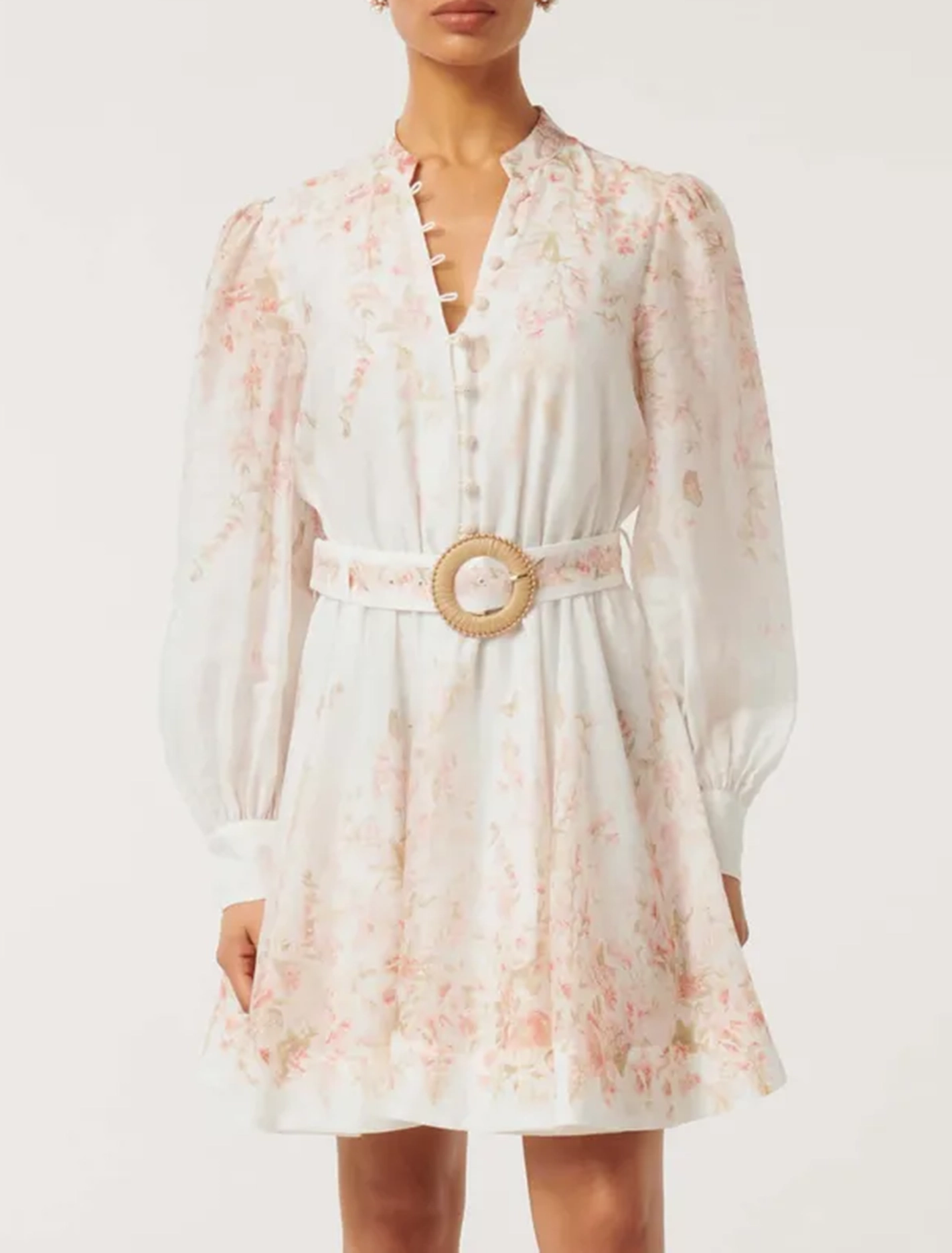 Petite Printed Mini Dress