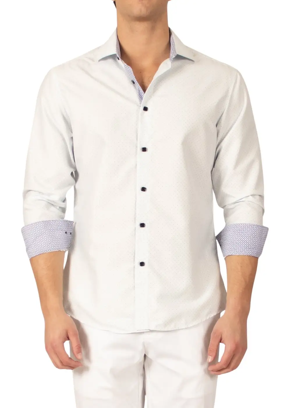 Leaf Long Sleeve Button Shirt