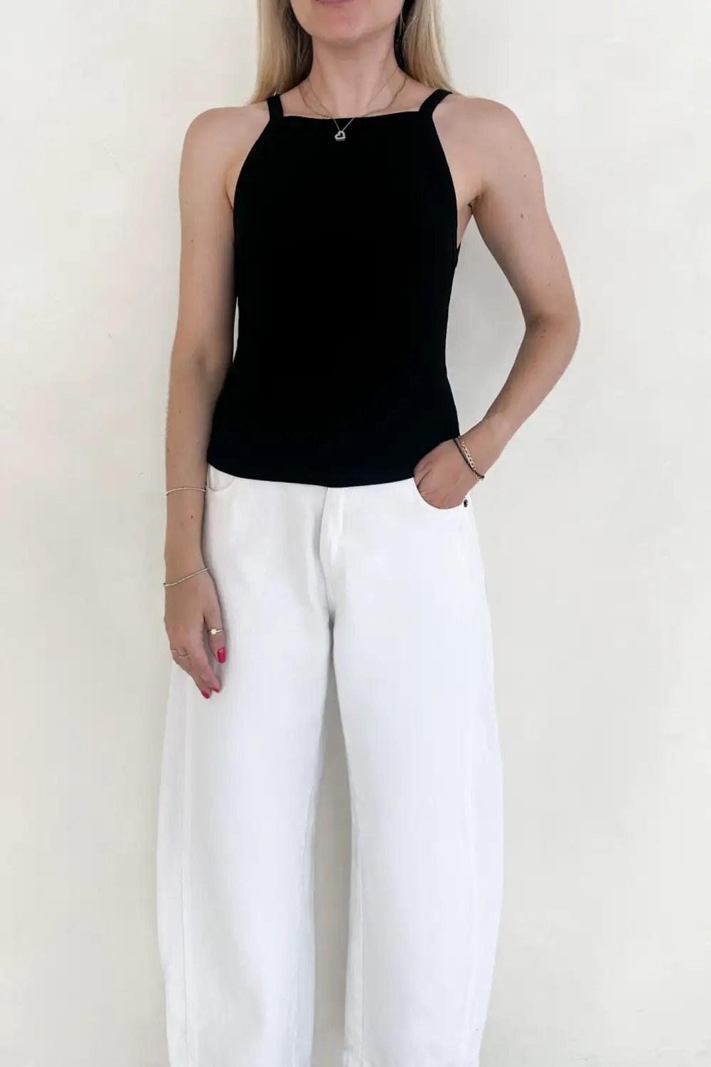Minimal Soft Cotton Tank Top