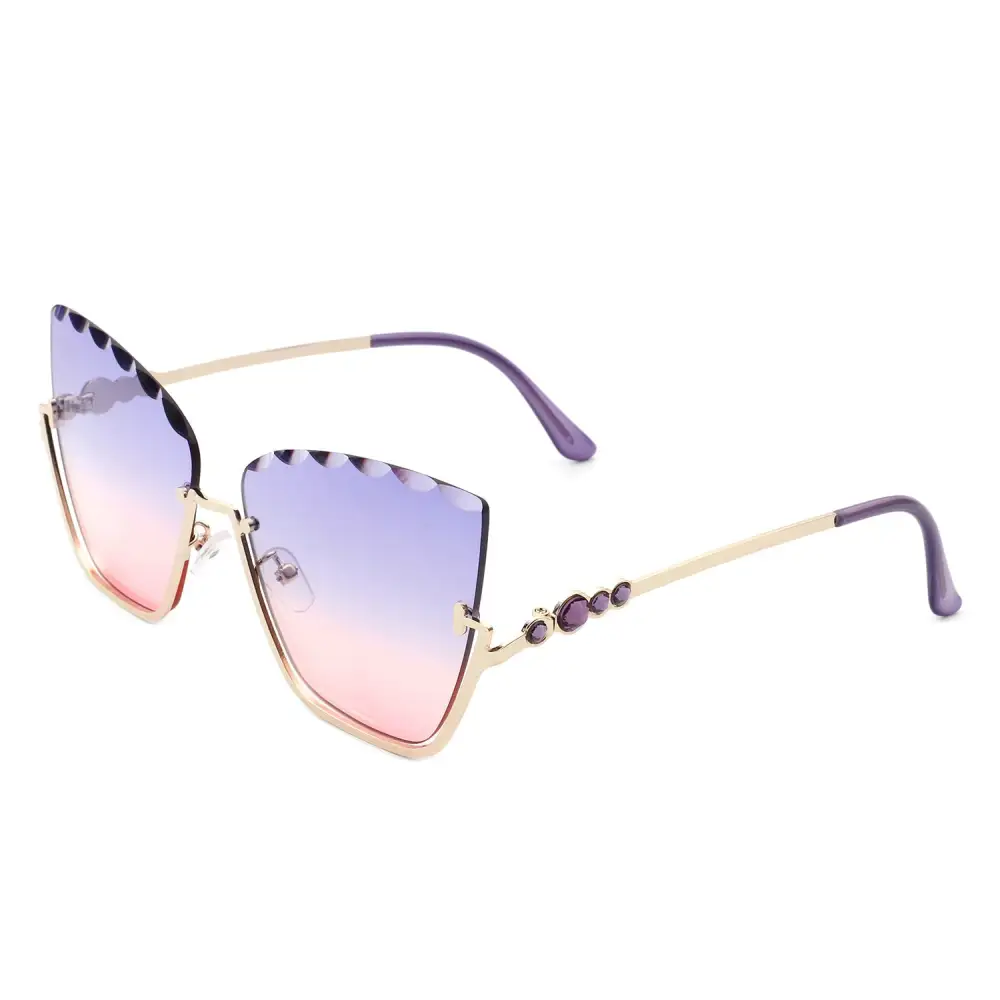 Cat Eye Square Frame Sunglasses