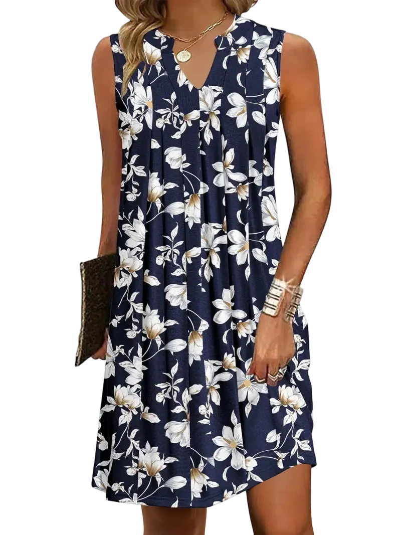 Women's Casual A-Line Dress with Pockets