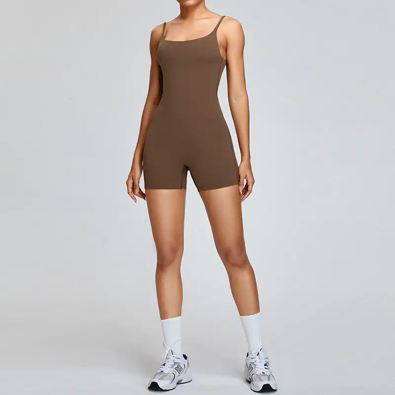Sculpting Athleisure Chic Romper