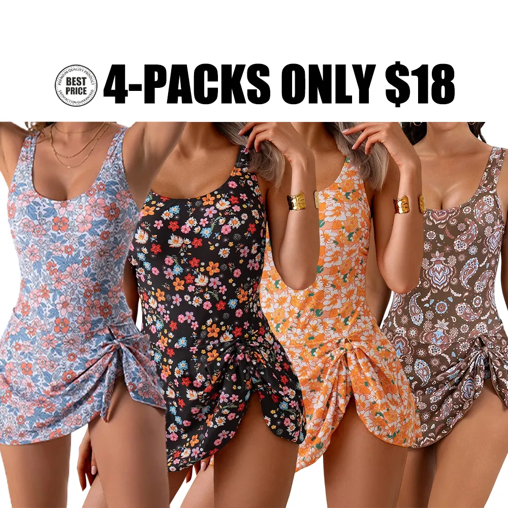 One Piece Swimdress Swimsuits For Women Tummy Control