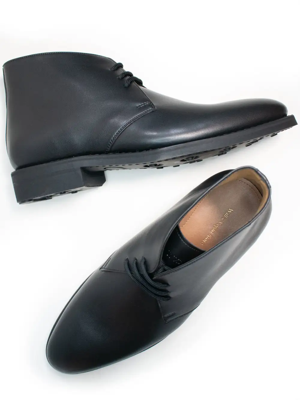 Goodyear Welt Vegan Leather Desert Boots