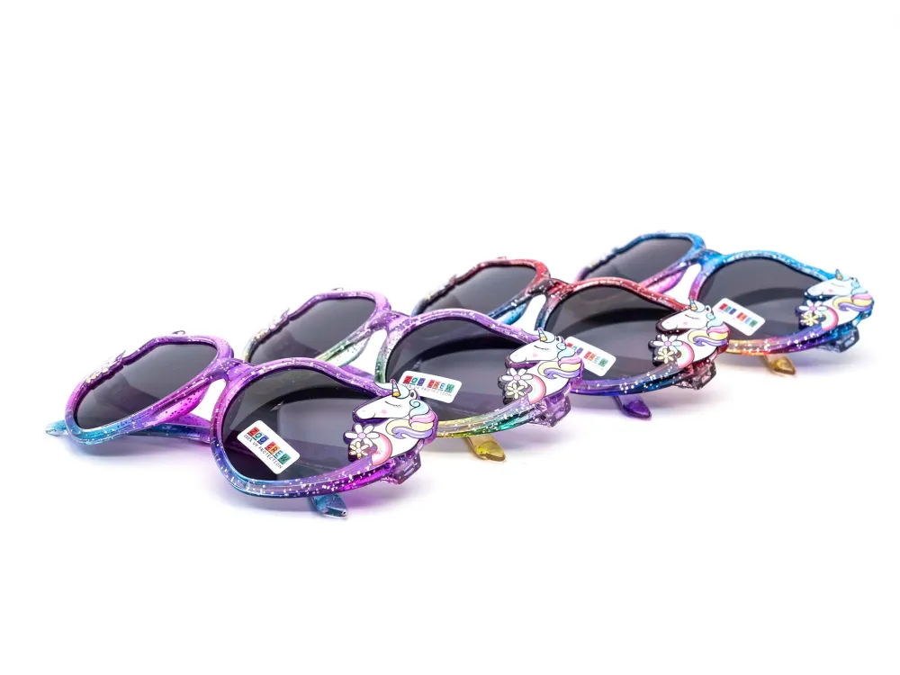12-Pack Kids Heart Dark Lens Sunglasses