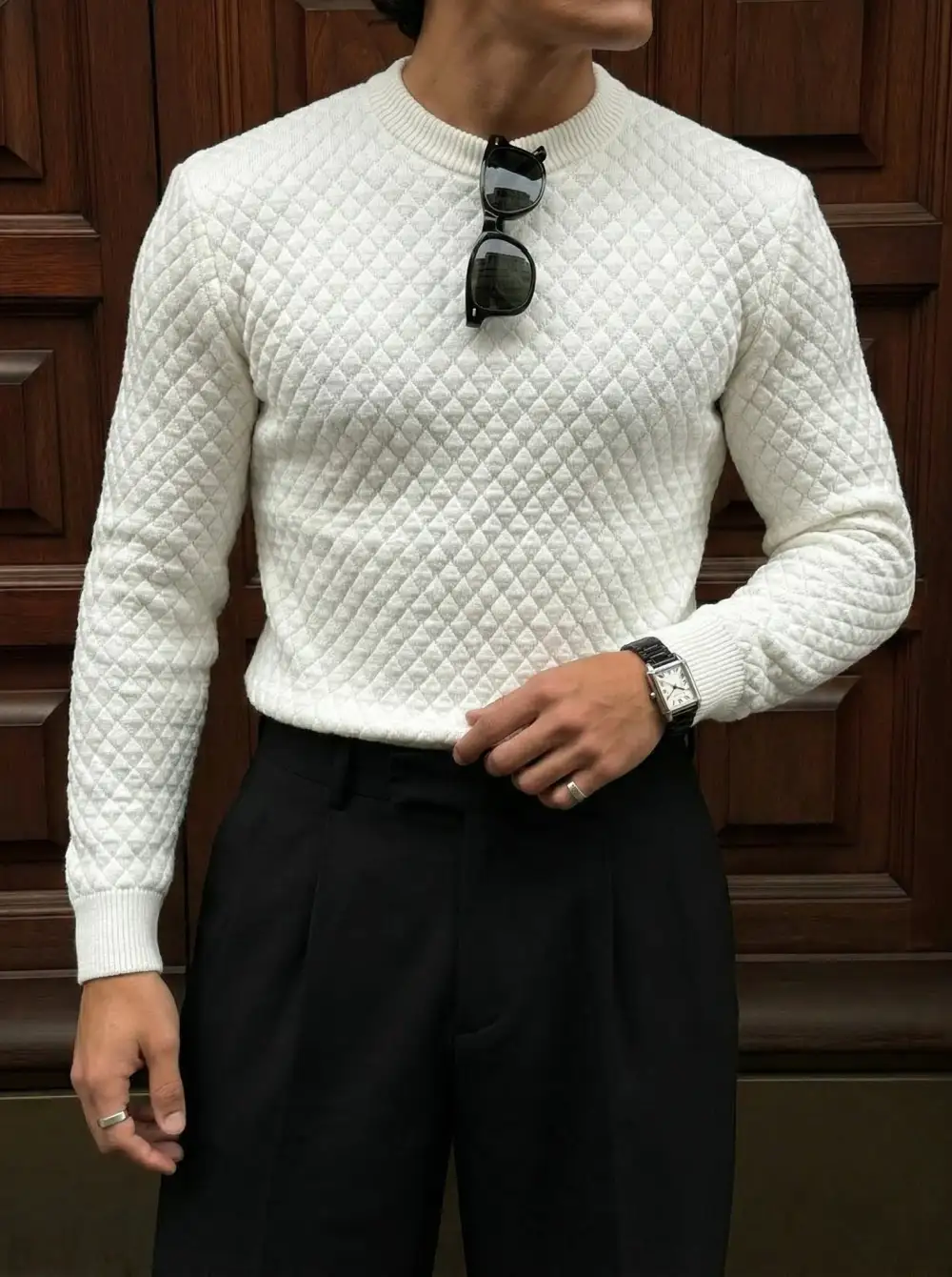 Everyday Tailored Textured Sweater