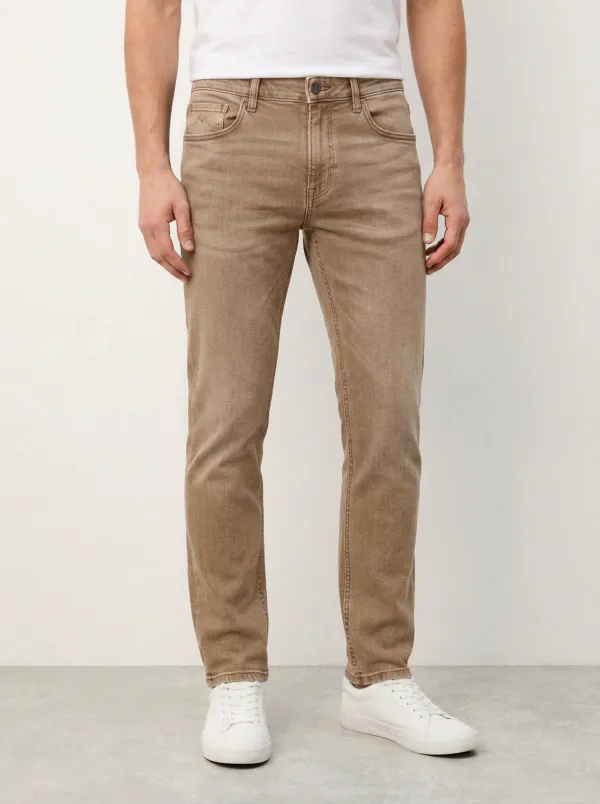 Men's Polished Flexible Slim Fit Stretch Denim Jeans