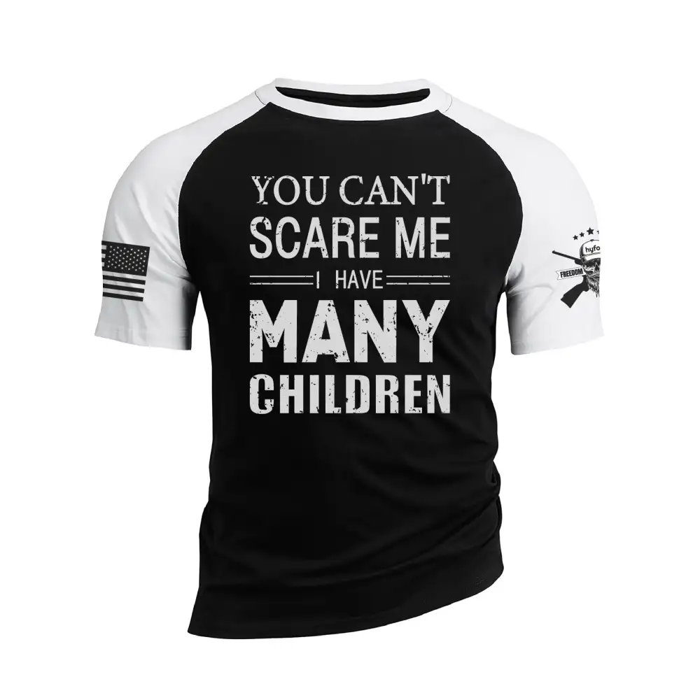 I HAVE MANY CHILDREN RAGLAN GRAPHIC TEE