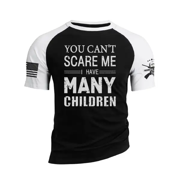 I HAVE MANY CHILDREN RAGLAN GRAPHIC TEE