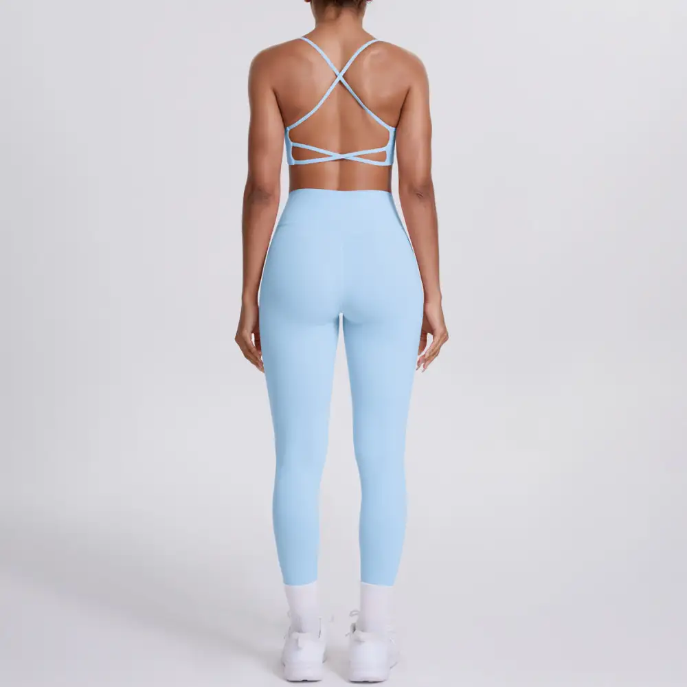 Quick-Dry Backless Two-Piece Activewear Active Set