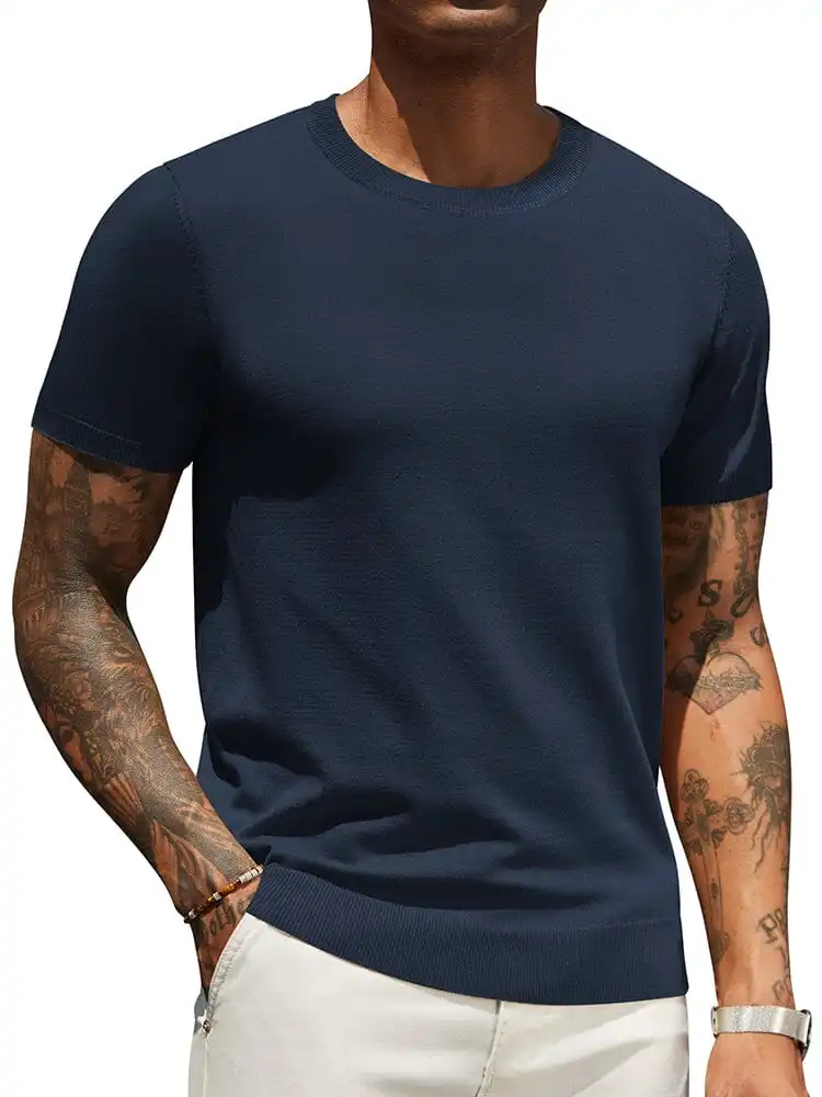 Casual Basic Knit T-Shirt