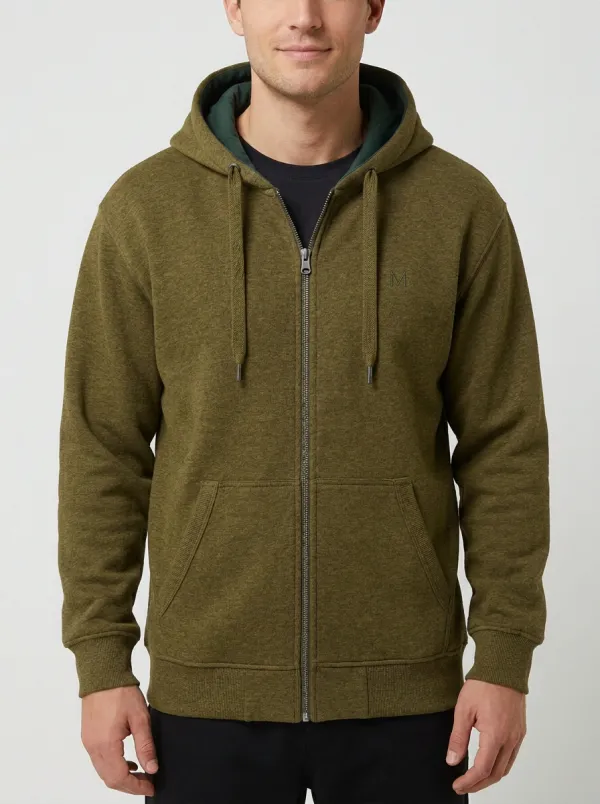 Urban Minimalist Zip-Up Shape Men's Sport Jacket