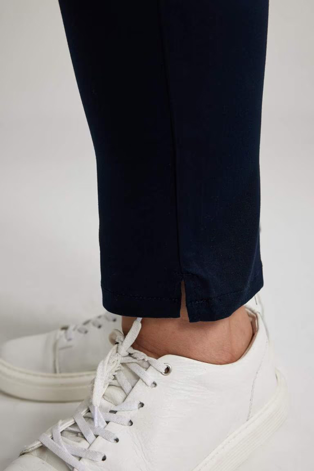 Elastic-Waist Solid Training Pants