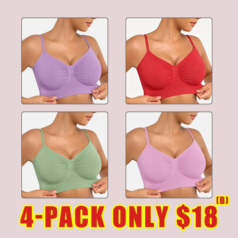 Women's Wireless Bra Comfort Bralettes No Underwire Unlined Cami Bra