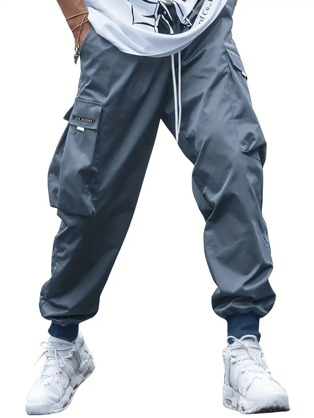 Multi Pocket Drawstring Cargo Pants