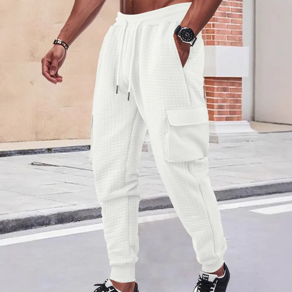 Men's o Square Cargo Pants Waist Pockets Cargo Pants