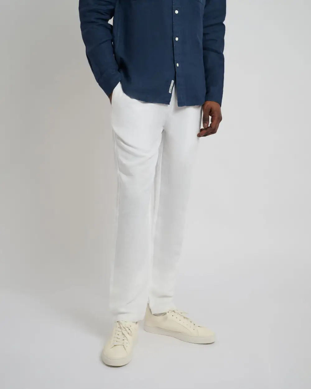 Lightweight Linen Drawstring Pants