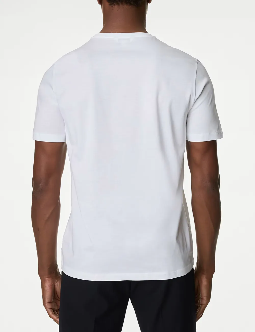 Solid Color Cotton T-shirt