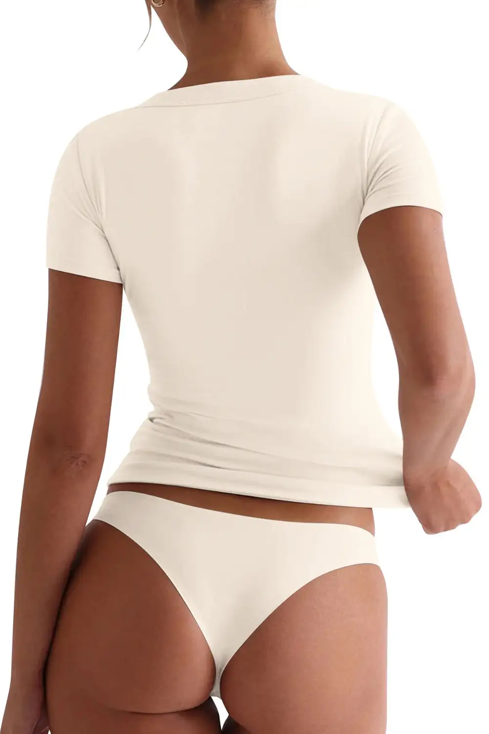 Scoop-Neck Short-Sleeve T-Shirt