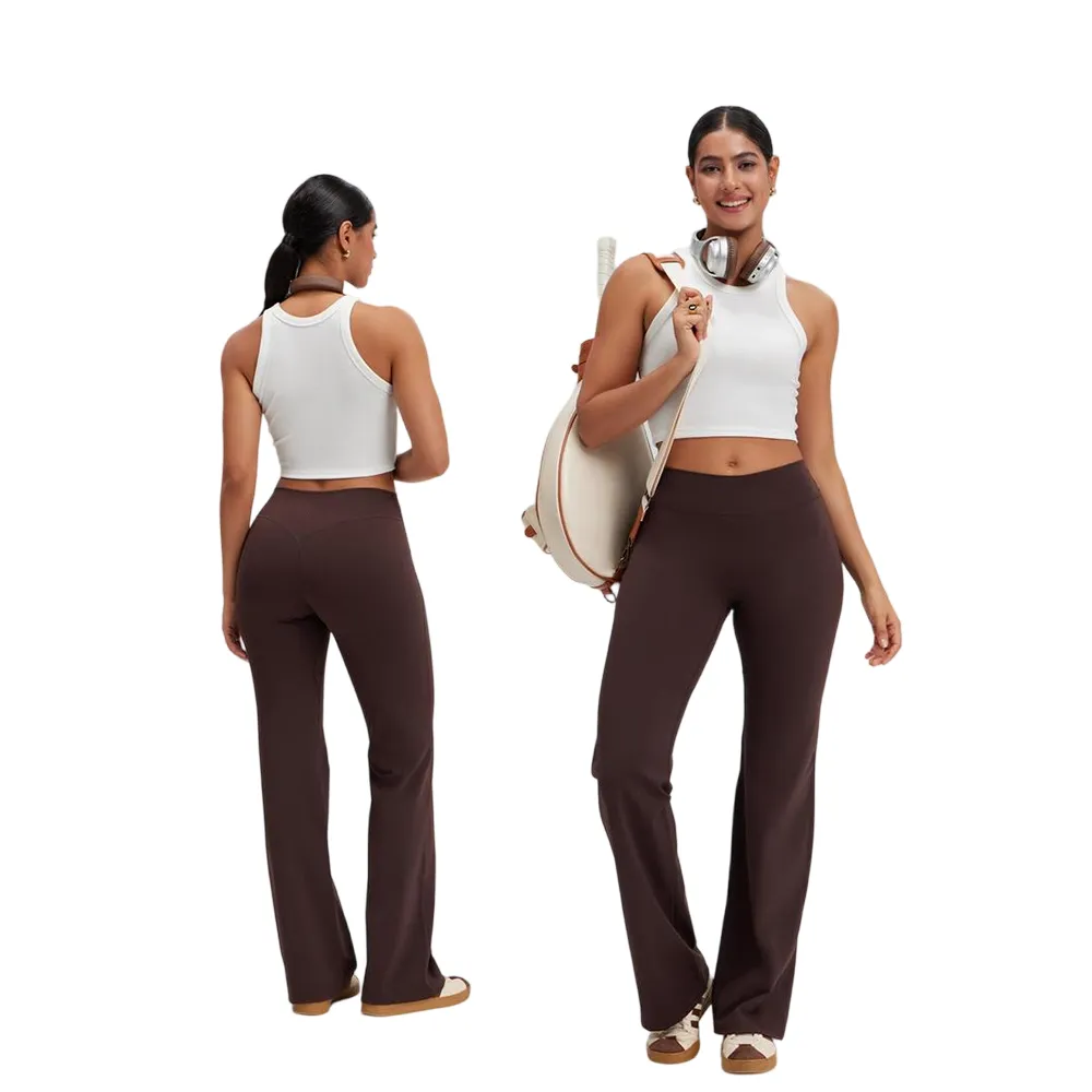 Women's Casual Pants - High-waisted Loose-Fitting Casual Pants