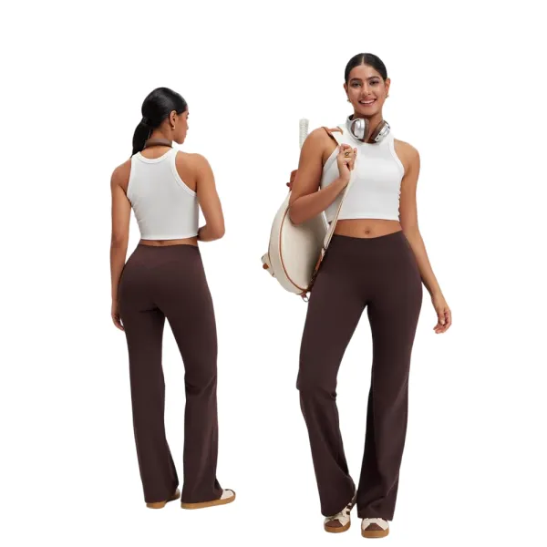 Women's Casual Pants - High-waisted Loose-Fitting Casual Pants