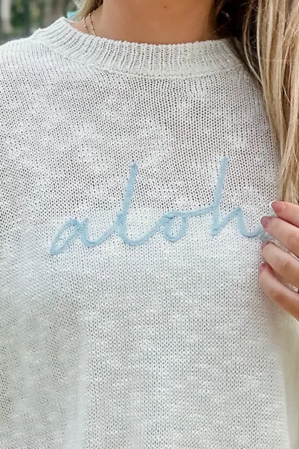 Thin Crew Neck Sweater